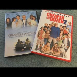 2 movie DVD’s with Steve Martin